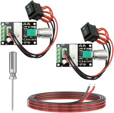 Instelbare Omkeerbare Toerentalregelaar voor DC Motor 6V-28V 3A 80W