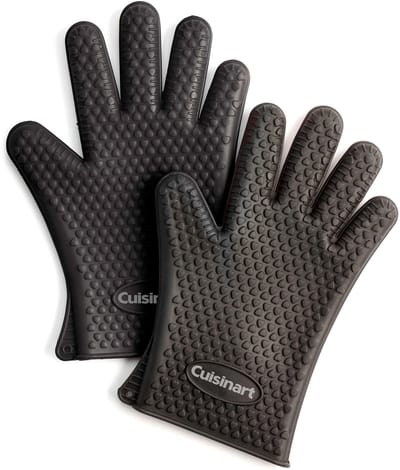Cuisinart BBQ Handschoenen - Hittebestendige Siliconen Ovenwanten - Universele maat - 2 Stuks