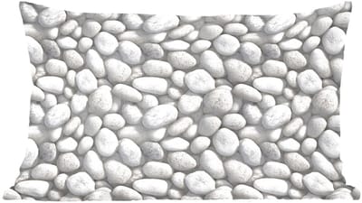Sierkussens - Kussentjes Woonkamer - 60x40 cm - Steentjes - Grijs - Ovaal