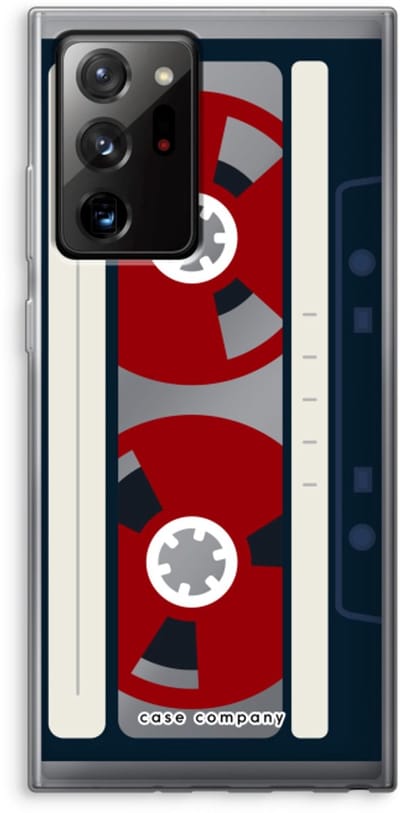 Case Company® - Hoesje geschikt voor Samsung Galaxy Note 20 Ultra hoesje - Here's your tape - Soft Cover Telefoonhoesje - Bescherming aan alle Kanten en Schermrand