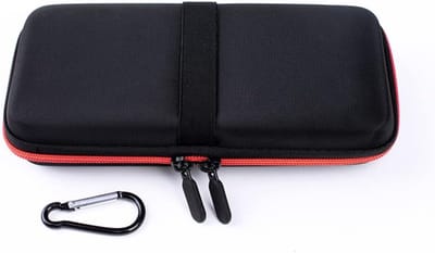 Rekenmachine Koffer - Beschermhoes Opberger - Veilig Transport - Harde EVA Bescherming - 22.5 x 10.5 cm - Zwart