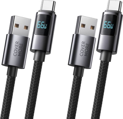 Premium usb C kabel - Usb A naar usb C - Oplaadkabel - Snellader - Quick charge - Geschikt voor Samsung, huawei, oneplus, xiaomi smartphone telefoon tablet - 2 stuks