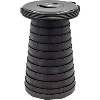 WEDO® SITTOGO®NXT telescopische kruk, opvouwbaar, in hoogte verstelbaar, met schouderriem, tot 150 kg, ABS-kunststof, zwart