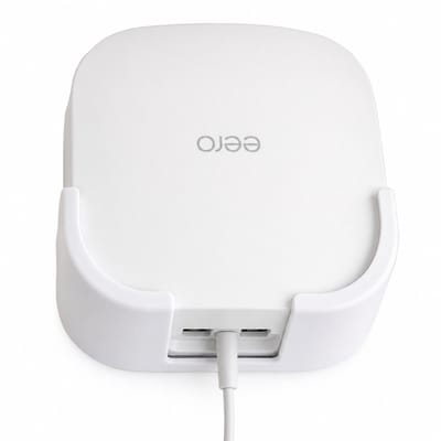 Wall Mount Geschikt voor eero Pro 6 – WiFi 6 Router Wandhouder – Mesh WiFi Beugel – Compacte Router Houder – Wit