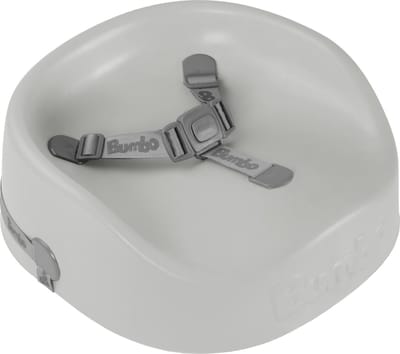 Bumbo Booster Seat - Stoelverhoger - Zacht Foam - Grijs - Eetstoelverhoger - Draagbaar - Peuter - Kinderstoel Booster