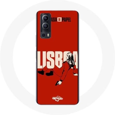 Coque - La casa de papier - Vivo Y72 - Souple - Rouge - Protection