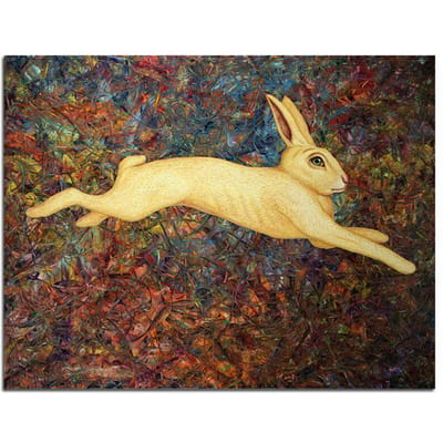 Lapin court 5D bricolage diamant peinture diamant broderie 20X30CM beige