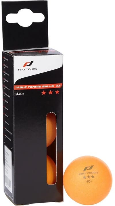 PROTOUCH - pro ball 3 star x3 - Tafeltennis bal - Oranje