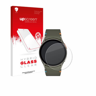 upscreen - Screenprotector voor Samsung Galaxy Watch 6 / 7 / 8 (40 mm) - Folie Beschermfolie Beschermglas transparant