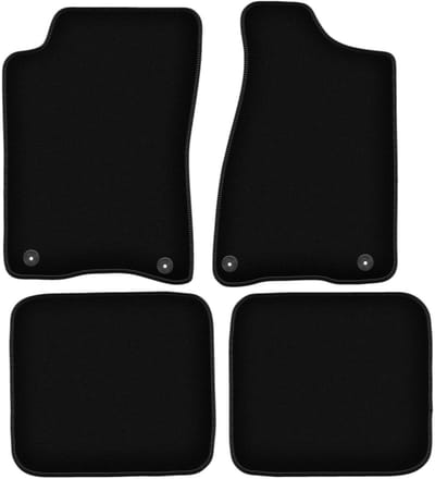 BASIC zwarte veloursmatten voor: Audi 80 B3 sedan (1986-1991)