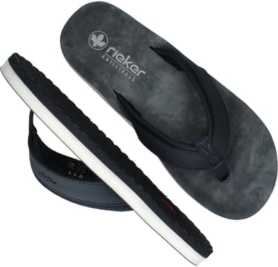 Rieker Slippers - Heren - Blauw - Maat:42
