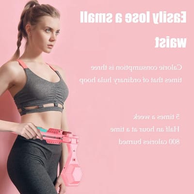Intelligente Hoepel - Fitness Ring - Taille Trainen - Verstelbare Zwaartekracht - One Size - Paars