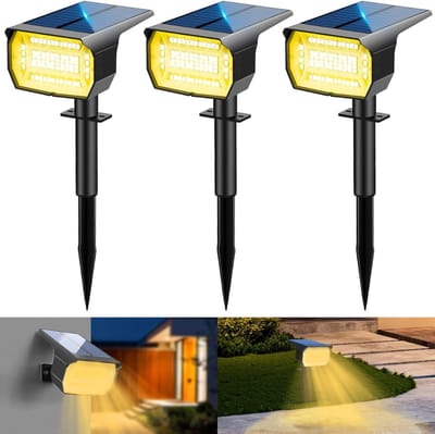 Solar Tuinverlichting Grondspots - Solar Tuinverlichting Zonne Energie - Solar Tuinverlichting Prikspots - Grondspots Foor Buiten
