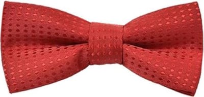 Fako Fashion - Kinder Vlinderstrik - Vlinderdas - Kinderstrik - Strik - Stipjes - 10cm - Rood
