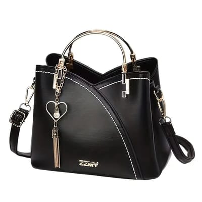 PolkaHome® Luxe Dames Tas – Tassen met rits – Schoudertas – Handtas – Werktas – Shopper – Tote Bag – Crossbody Tas – PU Lederen Kleine Handtas met Verstelbare Schouderriem en Meerdere Vakken