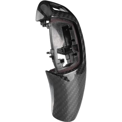 Versnellingspookknop Cover Koolstofvezel Schakelpook Kop Trim Decoratie Geschikt voor F22 F30 F32 F10 Conventioneel black