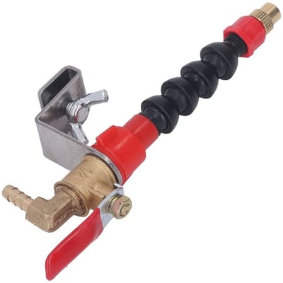Allecto - Water Spuitmond - Universele Water Nozzle - Voor effectieve stofverwijdering - Koper en RVS - Handig voor schoonmaken - Geschikt voor div..