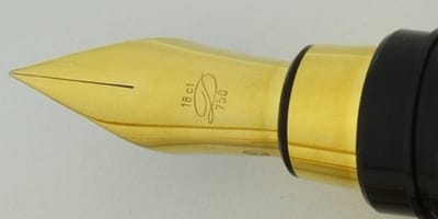 S.T. Dupont - penpunt voor vulpen Montparnasse M2 - goud 18kt - fijn