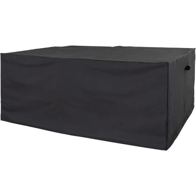 Liva beschermhoes voor tuinmeubelen luxe 1 tafel, 4 stoelen waterafstotend zwart.