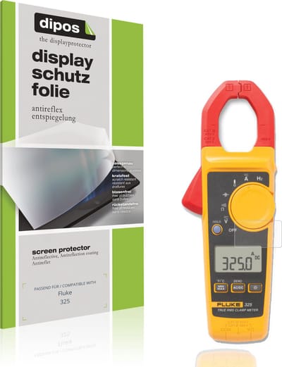 dipos – 4x Matte Beschermfolie geschikt voor Fluke 325 | Krasbestendige & antireflecterende Screenprotector Ultra-Thin