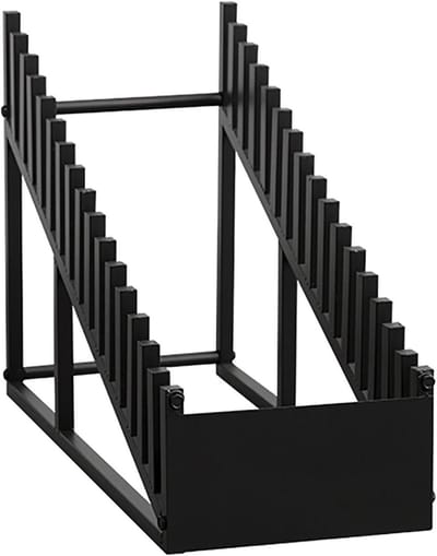 Tegel Display Stand - Monsterrek Metaal - Monsters Presenteren - Verstelbare Voetjes - 28x67x49.5cm - Zwart