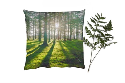 Sierkussens - Kussentjes Woonkamer - 40x40 cm - Bomen - Natuur - Bos