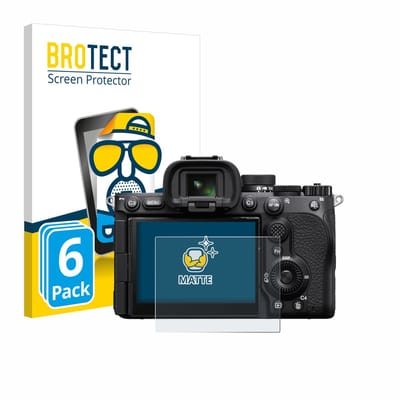 BROTECT - Screenprotector voor Sony Alpha 7 V (ILCE-7M5) - Folie Beschermfolie matte 6 Stuks