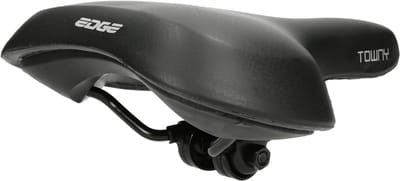 Fietszadel Edge Towny - Zwart - Memoryfoam