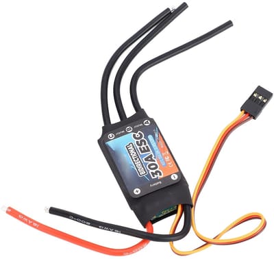 Allecto - Brushless ESC voor RC Boot - Directe Reverse en Plug & Play - 30A - RC Boot Onderdelen - Geschikt voor RC Hobbyisten - Kleur of model nie...
