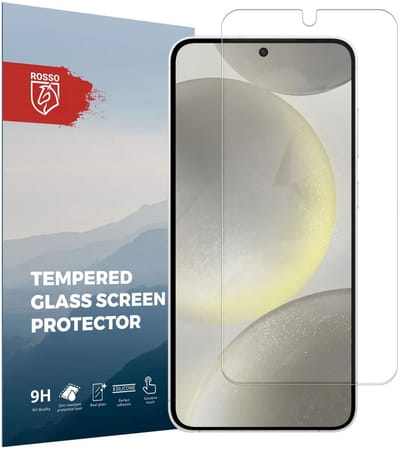 Rosso 9H Tempered Glass Screen Protector Geschikt voor Samsung Galaxy S24 Plus | Glasplaatje | Beschermlaag | Beschermglas | 9H Hardheid