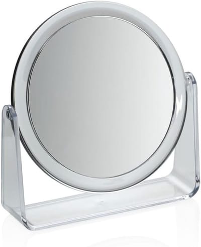 Staande Spiegel - Cosmetica Spiegel - Make-up Aanbrengen - Lichtgewicht Acryl - 175 cm Diameter - Transparant