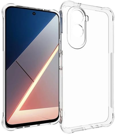 Transparant Hoesje Geschikt voor Xiaomi Poco M7 | Schokbestendig TPU | Back Cover | Dun | Flexibel | Shockproof | Doorzichtig