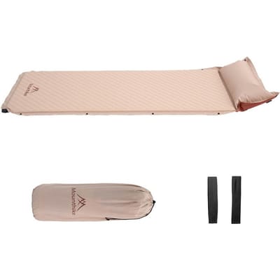 Deelbare camping slaapmat, ultralichte opblaasbare matras, draagbare zelfopblazende reismat 30mm thickness 1P veelkleurig