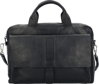 JOOP! Afzonderlijke gevallen Handtas met laptopvak Loreto Pandion Briefbag MHZ Black Zwart