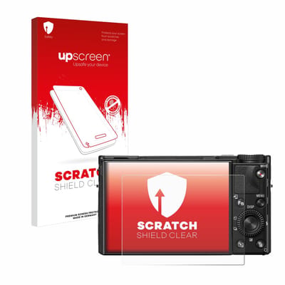 upscreen - Screenprotector voor Sony Cyber-Shot DSC-RX100 VII / VIIA - Folie Beschermfolie transparant