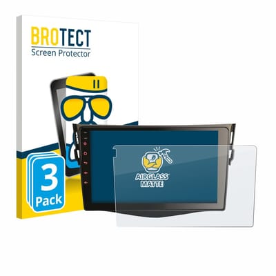 BROTECT - Screenprotector voor Erisin ES893AR 9" - Folie Beschermfolie Beschermglas matte 3 Stuks