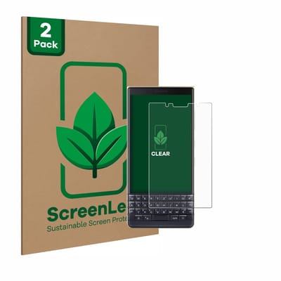 2 Stuks Screenprotector voor BlackBerry Key2 LE - Hoogwaardige Beschermfolie transparant
