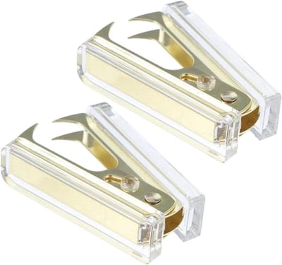 Nietjesverwijderaar - Ontnieter Gereedschap - Documenten Ontnieten - Robuuste Marmertextuur - 6 x 4.3 cm - Lichtgoud