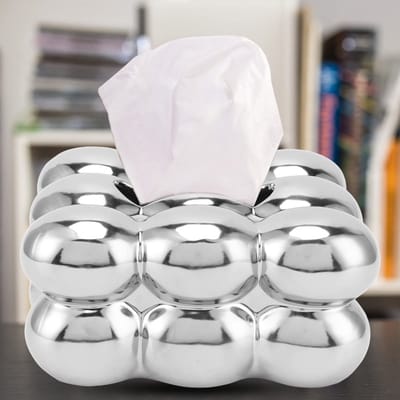 Dailygoods- Tissuebox Keramisch Materiaal - Tissuebox Houder - Decoratieve Tissuebox - Glad/Poleisde Afwerking - Handig Voor Kamer - Hoogwaardige Sterkte - Weefseldoos
