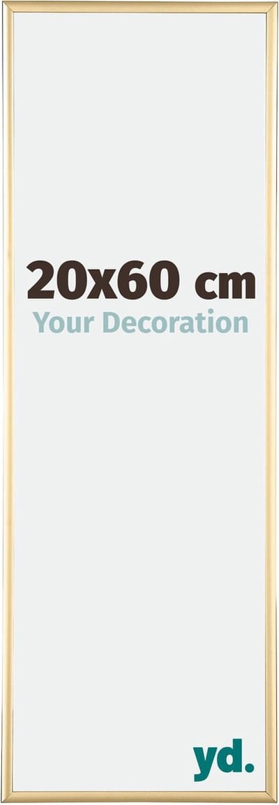 Your Decoration - Fotolijst 20x60 cm - Aluminium - Goud - Kent