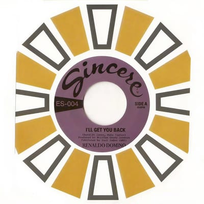 Renaldo Domino - I'll Get You Back (7" Single)