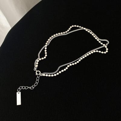 Bracelet de cheville double couche en argent sterling 925 pour femme, bijou d'été à disque géométrique, nouveauté gray