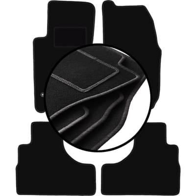 Complete set veloursmatten voor: Jeep Cherokee Liberty KJ off-road (2002-2007)