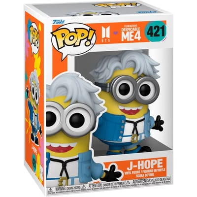 Minions Despicable Me 4 - BTS - J-Hope vinylfiguur 421 Funko Pop! meerkleurig