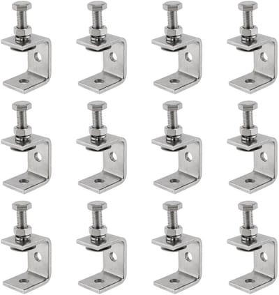 Virtubuy - C Clamp - Mini Schraubklemmen - 30 mm - Klemmen voor Houtbewerking - 12 Stuks - Stevige Klemtool