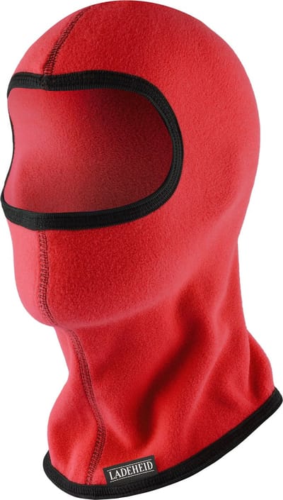 Ladeheid Kinderen Balaclava Helmmuts - Winter Muts Face Mask - Polyester - LA-LA40-203-BA - Rood - Eén maat