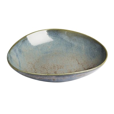 Olympia Ember Blauwe Driehoekige Kommen 245mm (4 Stuks)