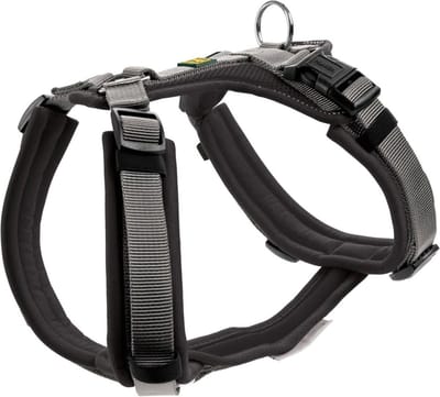 Hunter Harnas Maldon Zwart&Grijs - Hondentuig - Xs 34-49 Cm