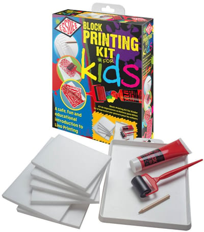 Essdee Blockprint Beginset Linosnede voor Kinderen - 10 delig