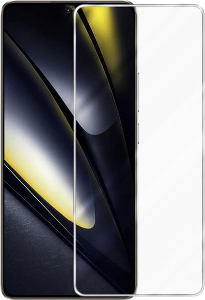 Cadorabo Screenprotector geschikt voor Xiaomi Poco F6 - Pantser film Beschermende film in KRISTALHELDER Geharde (Tempered) display beschermglas in 9H hardheid met 3D Touch